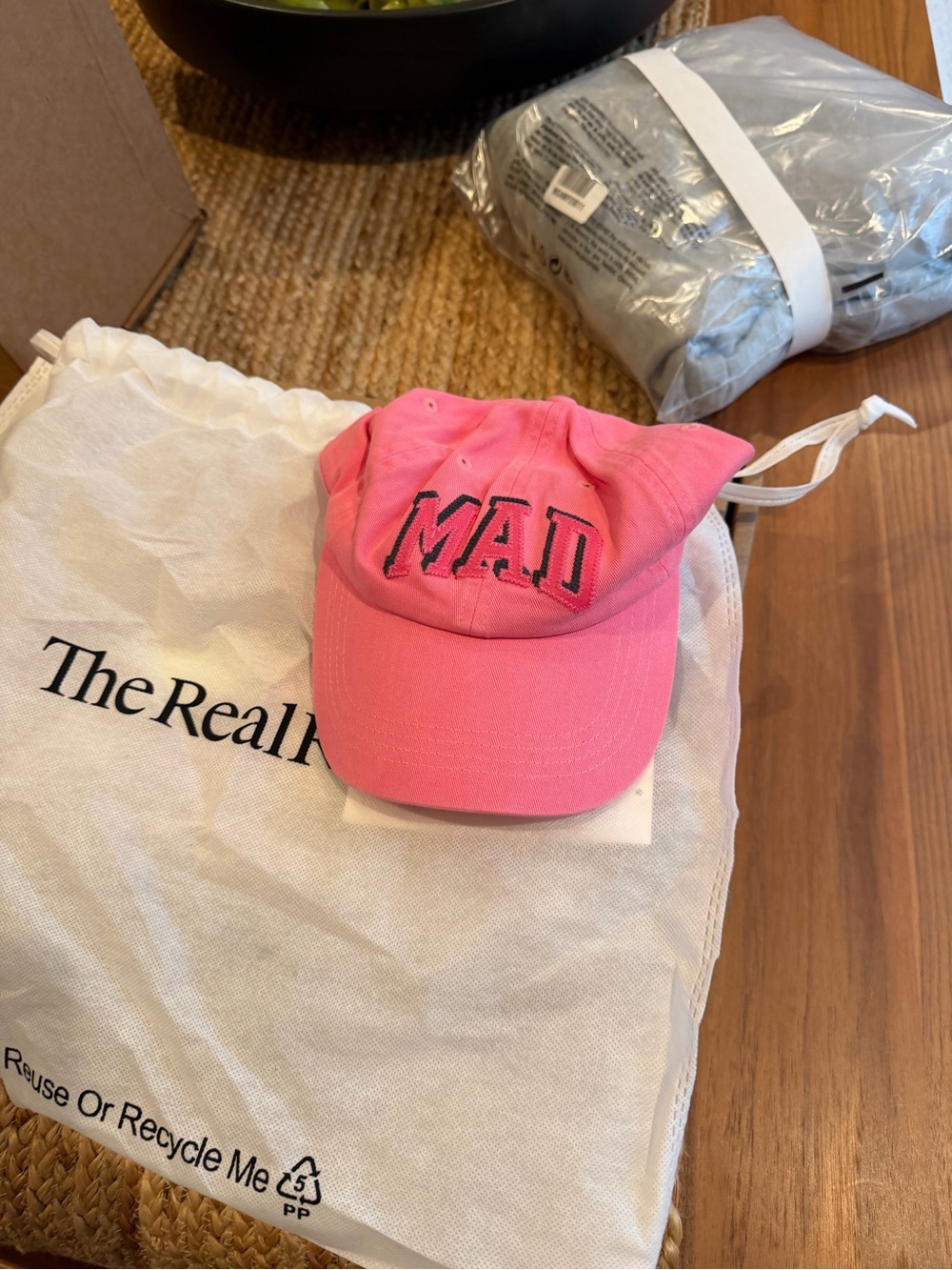 Madhappy Hot Pink 'MAD' Embroidered Baseball Cap